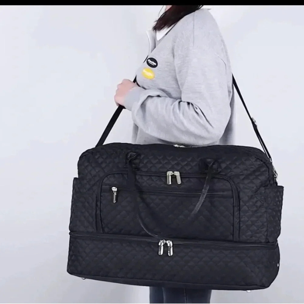 🦋Large Women Travel Duffle Bag - Carry on Overnight Bag Weekend Travel bag - Picture 14 of 14